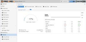 PBS Datastore Summary - Proxmox Backup Space (Layer7) : test complet, avis et configuration PBS offsite