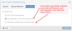 PVE Backup encryption - Proxmox Backup Space (Layer7) : test complet, avis et configuration PBS offsite