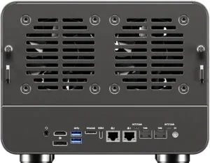 AOOSTAR WTR MAX Intel 1235U arriere - OOSTAR WTR MAX Intel 1235U : un NAS DIY 6 baies à 502€