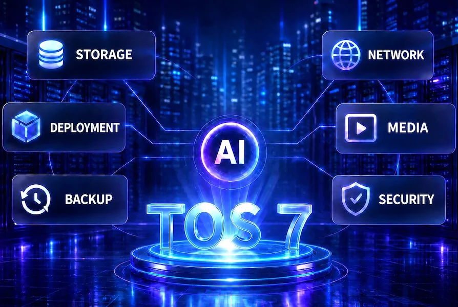 IA NAS TOS 7 - TOS 7.0 toujours en Bêta... la version finale en approche