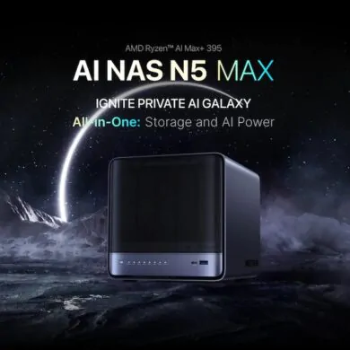 Minis forum N5 Max - Minisforum N5 Max : un NAS surpuissant taillé pour l’IA locale
