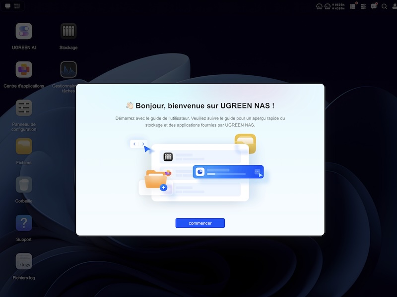 guide UGOS - Test UGREEN NASync DXP4800 GT