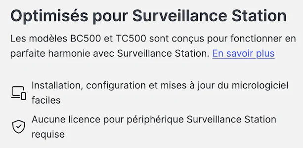 Pas de licence nécessaire pour TC500 BC500