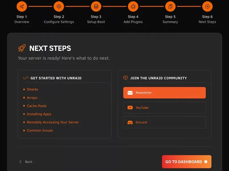 nextsteps Unraid 730 - Unraid 7.3.0 : TPM, démarrage interne et Docker 29