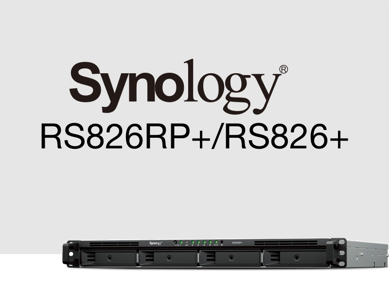 Synology RS826RP RS826 - Synology RS826+ et RS826RP+ : tout savoir avant le lancement européen