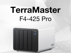 TerraMaster F4 425 Pro - TerraMaster F4-425 Pro : NAS 4 baies Intel 8 cœurs avec IA embarquée et double 5 Gb/s