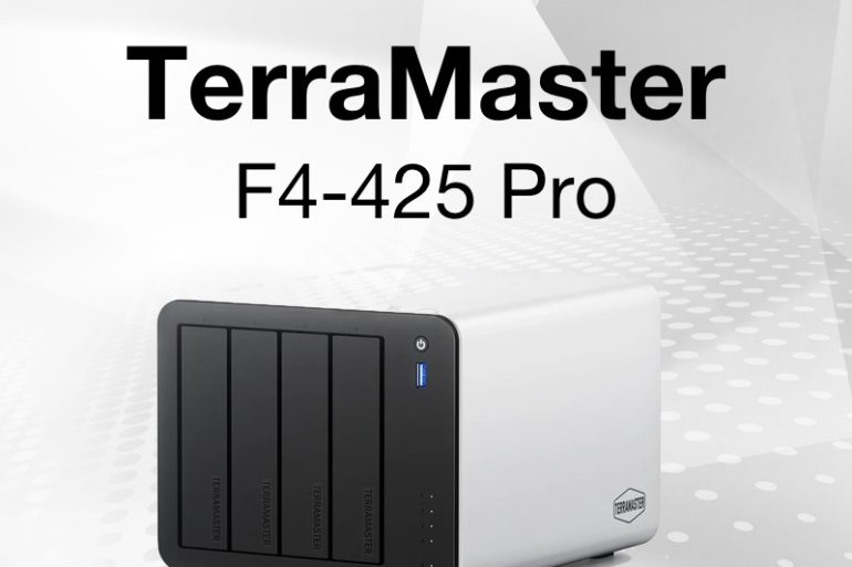 TerraMaster F4 425 Pro - TerraMaster F4-425 Pro : NAS 4 baies Intel 8 cœurs avec IA embarquée et double 5 Gb/s
