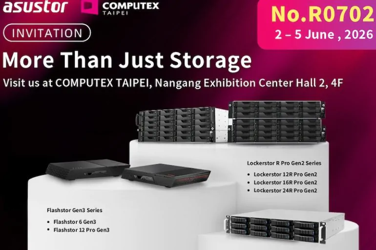 asustor computex 2026 - ASUSTOR au Computex 2026 : Flashstor Gen3, stockage pétaoctet, IA
