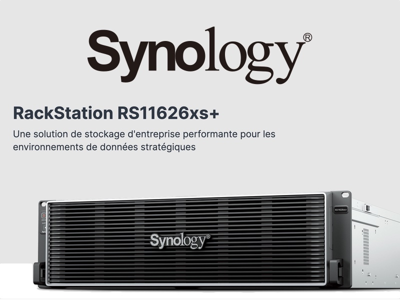 Synology - Synology RS11626xs+ vise le pétaoctet