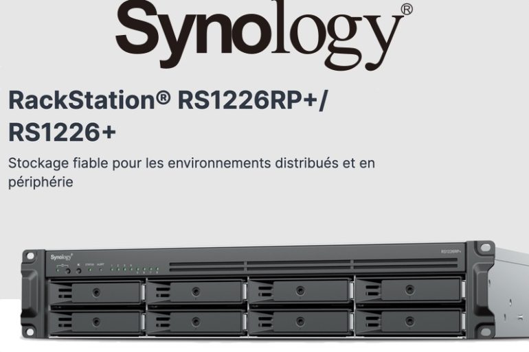 Synology RS1226 - Synology RS1226+ : un NAS rackable 2U