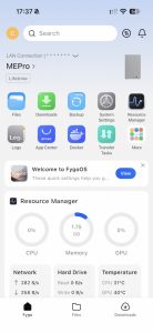 App HOME - Test Beelink ME Pro 4 : un NAS 4 baies puissant avec FygoOS