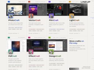 ArtCraft webstie - ArtCraft : 7 alternatives open source à Adobe