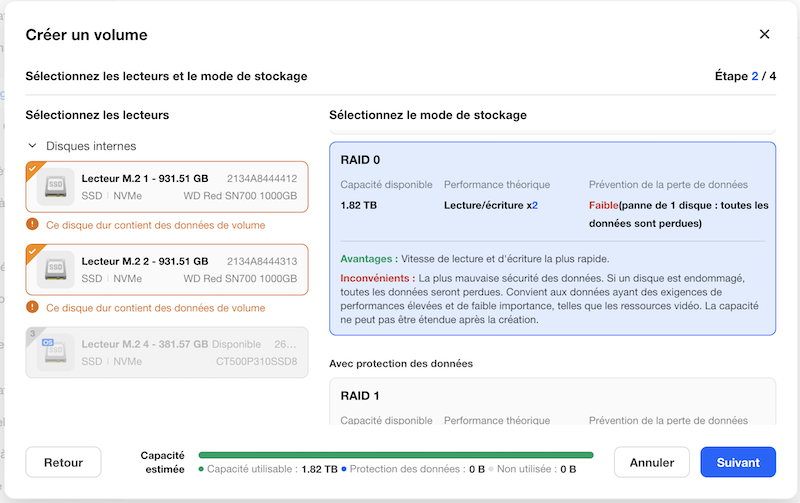 RAID 0 SSD NVMe - Test Beelink ME Pro 4 : un NAS 4 baies puissant avec FygoOS