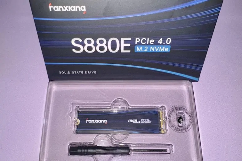 Test Fanxiang S880E 500 Go - Test Fanxiang S880E 500 Go : moins cher mais avec quelques concessions