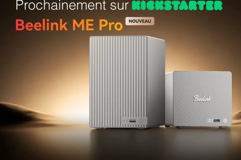 beelink me pro kickstarter 2026 - Beelink ME Pro, NAS modulaire à partir de 299$ (kickstarter)