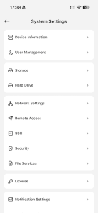 system settings - Test Beelink ME Pro 4 : un NAS 4 baies puissant avec FygoOS